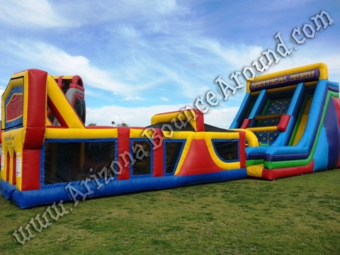 Inflatable Obstacle Course for team building